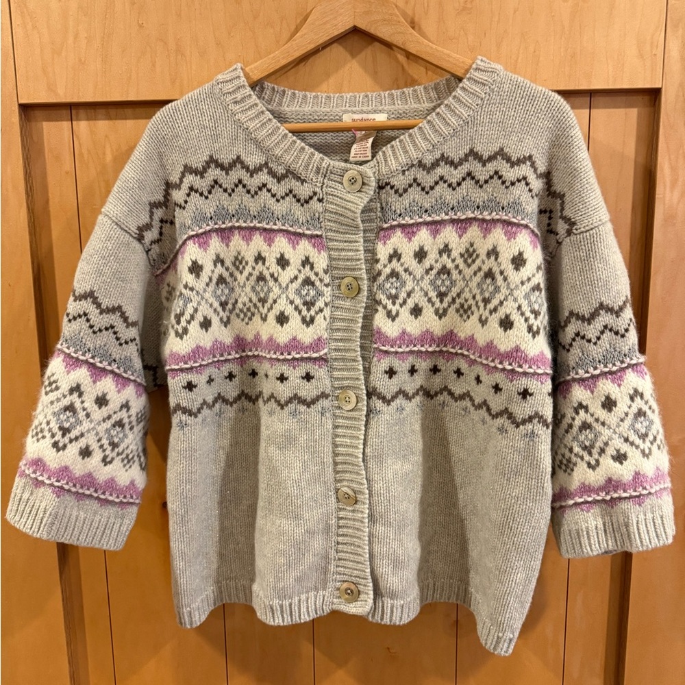 Fair Aisle Patterned Women's Sweater Wool Sweater